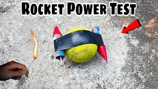 Ball VS 2 Rockets | बॉल की चकरी बन गई | Top Awesome Diwali Experiment 😇