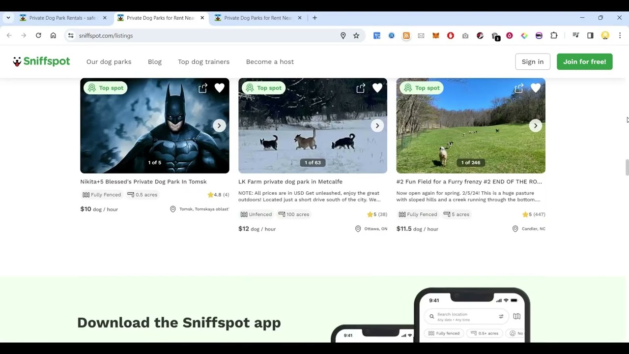 Rent your land as dog park and make money