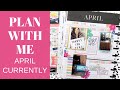 PLAN WITH ME | April 2020 Currently | Classic Happy Planner