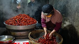 Reveal the secret, how to make the famous and delicious glutinous rice sweet jujube cake!