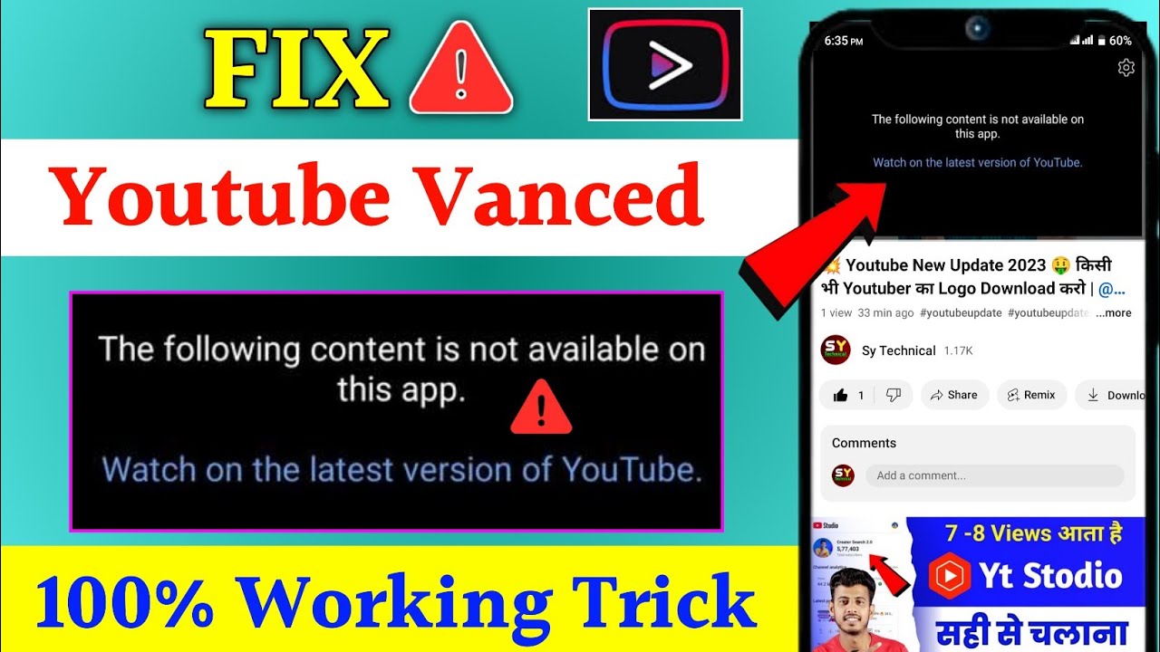 Youtube Vanced Not Working How To Fix Youtube Vanced Not Working