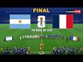 ARGENTINA vs FRANCE - Final FIFA World Cup 2026 | Full Match All Goals | Simulation PES