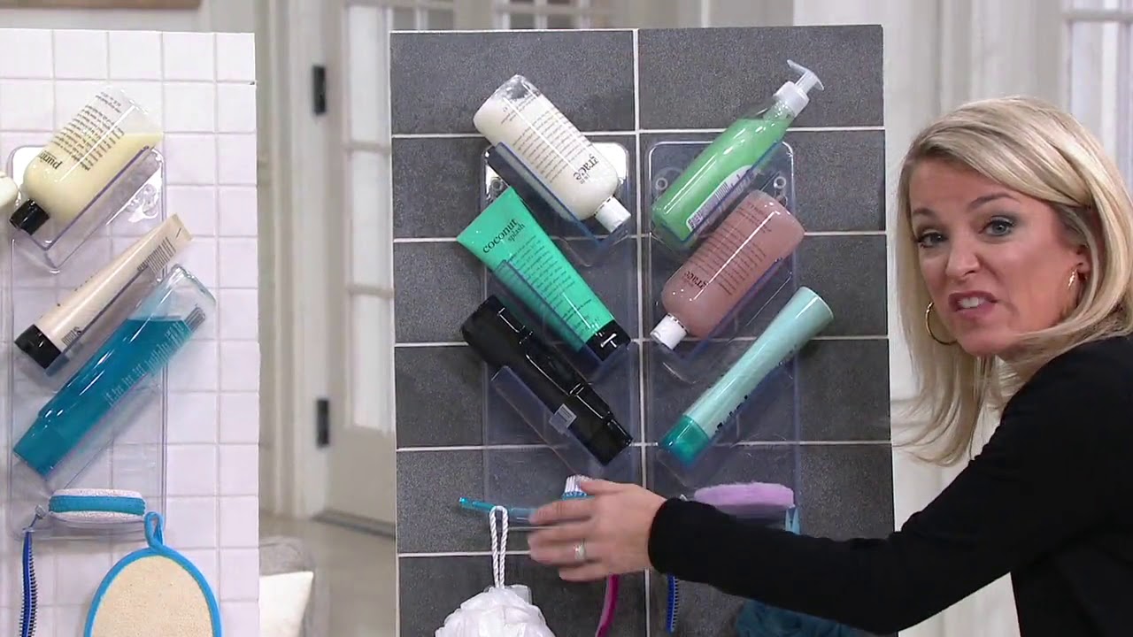 wallpapers Shower Gel Holder Dragons Den shower gem shower caddy and organizer set on qvc