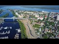 На развязке Фрунзенского моста укладывают асфальт