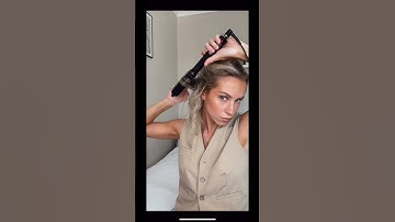 BIG BOUNCY CURLS USING GHD RISE HOT BRUSH | liv blackwell #bouncycurls #blowdryhair