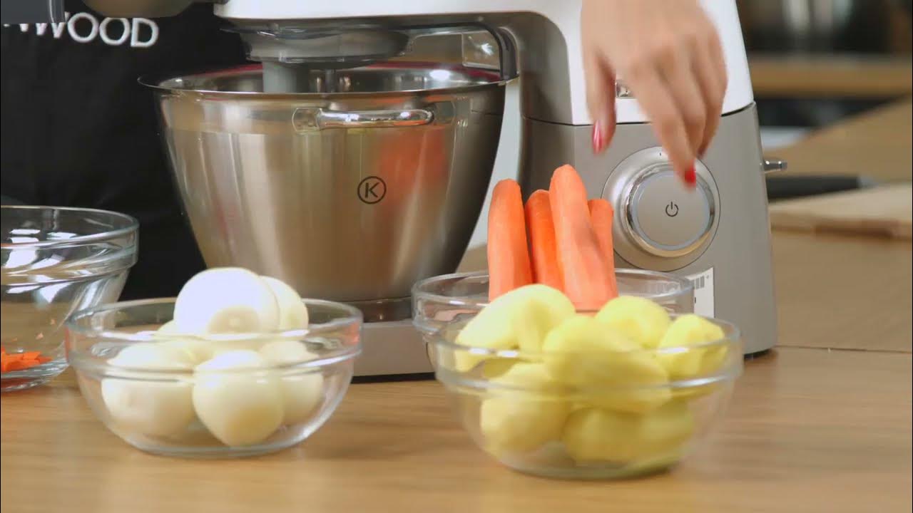 Насадка нарезка кубиками KENWOOD KAX400PL - YouTube