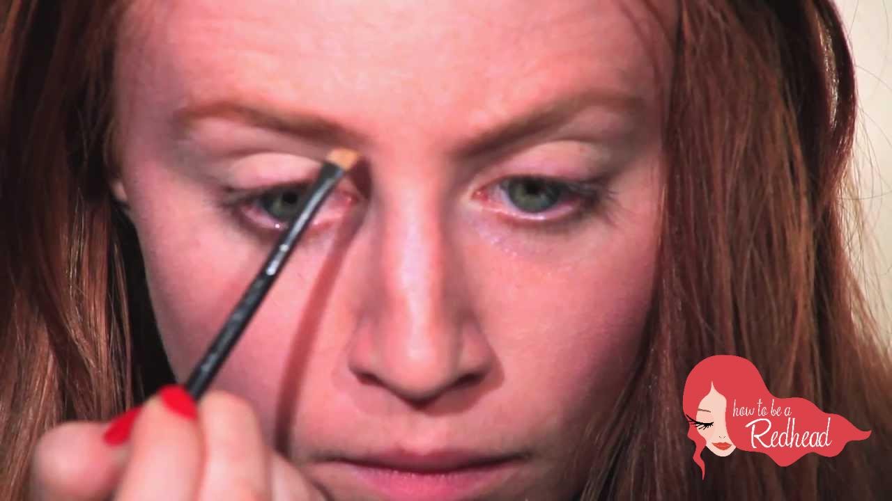Makeup Tutorial For Blonde Eyelashes Eyebrows Redhead Features