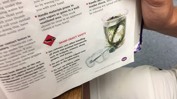 Sharp Object Safety With Collin and Cole!