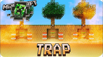 LÀM BẪY TNT DƯỚI CÂY TROLL NOOB DỄ DÀNG !!