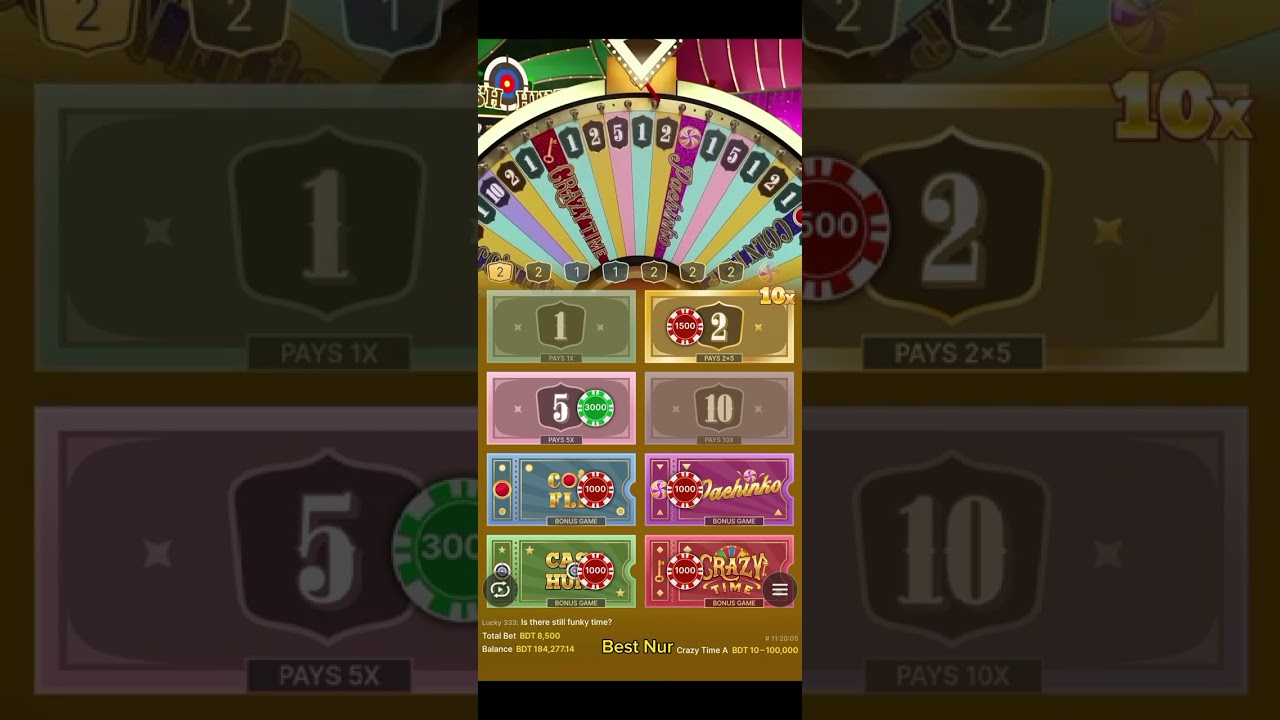 crazy time free play demo