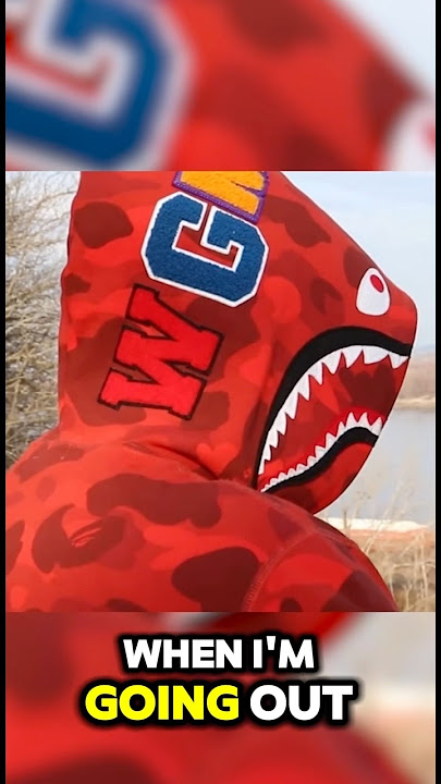 ARE BAPE HOODIE JACKETS STILL WORTH IT IN 2024?! | RED WGM SHARK #bape #fashion #streetwear