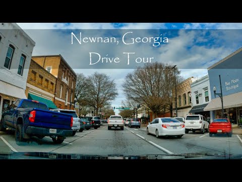 Newnan, Georgia - Drive Tour | 4K USA