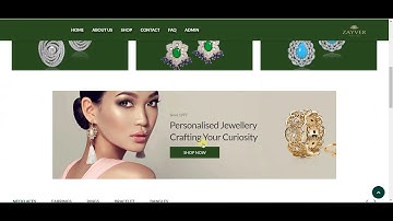 Jewelry E-commerce Project with CRUD and Admin Panel | Native Abhishek