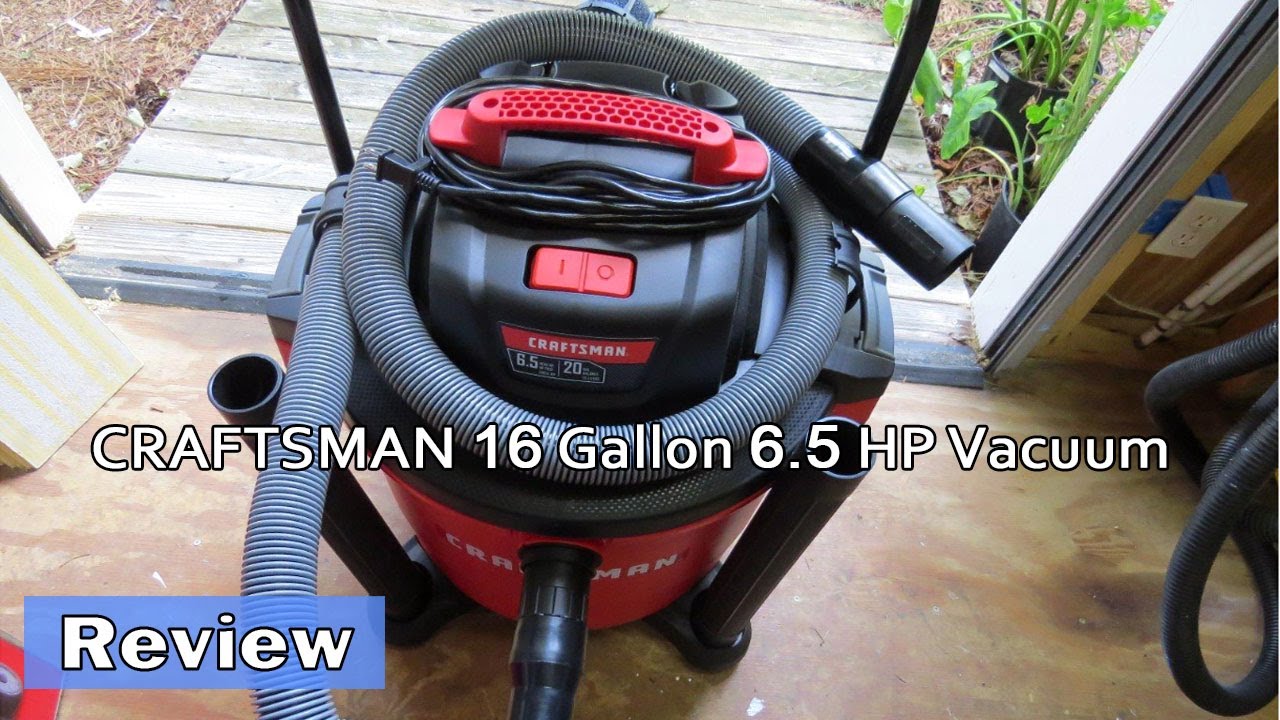 craftsman-16-gallon-6-5-peak-hp-wet-dry-vacuum-testing-review-youtube