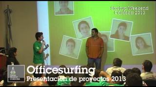 Presentación de Officesurfing - Startup Weekend Córdoba 2013