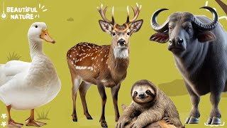 Happy animal moment: Duck, Deer, Sloth, Buffalo - Animals sound by Beautiful Nature 135 views 2 weeks ago 10 minutes, 49 seconds