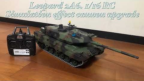 Heng Long 1/16 Leopard 2A6 TK-7.1 Additional simulation Cannon Smoke