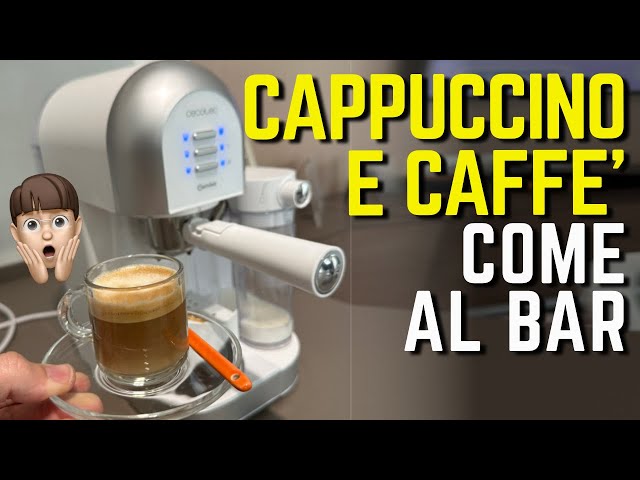 CAPPUCCINO E CAFFE' come al BAR con Cumbia Insta-ccino 20 Chic Cecotec 