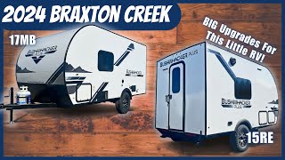 Lightest Camper in 2024! Tow it With A Honda! Under 2500Lbs, Braxton Creek Bushwacker Plus 17MB 15RE