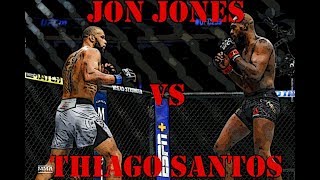 Jon Jones vs Thiago Santos | Джон Джонс vs Тьяго Сантос | FIGHT HIGHTLIGHTS | HD