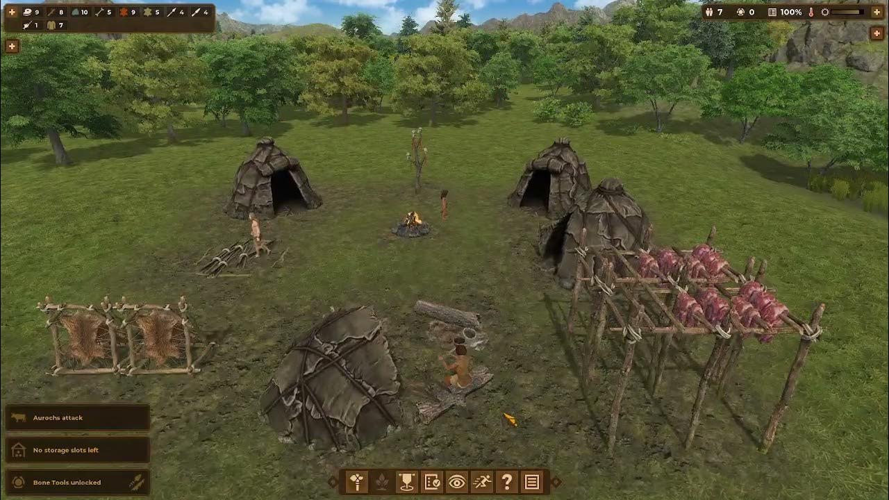 Jadi RT suku Primitif di Dawn of Man (PC Review and GAMEPLAY) YouTube