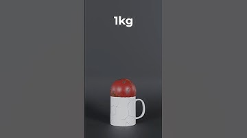 0.1kg vs 1kg vs Mug physics simulation