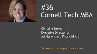 Cornell Tech NYC Johnson MBA Q&A with Christine Sneva