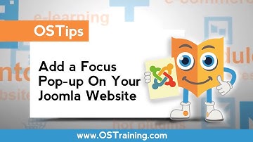 How To Add a Focus Pop-up On Your Joomla Website