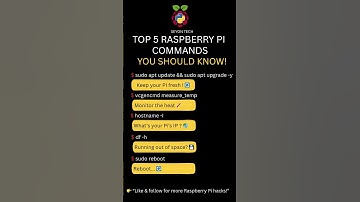 TOP 5 Raspberry Pi Commands you should know #dothingsyoudontwanttodo #computerlanguage #coding