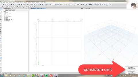 [etabs 17 tip] Thay đổi đơn vị
