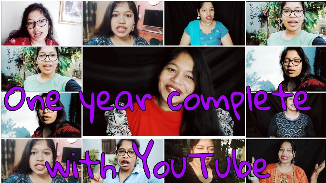 One year complete with YouTube