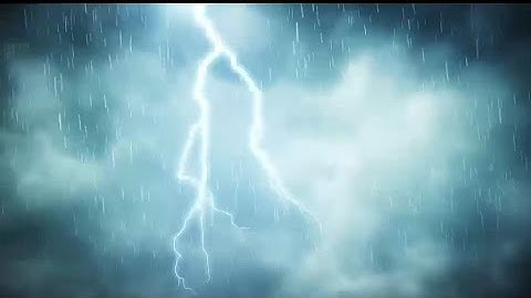 ⛈️⚡Rainfall Thunder Storm⚡⛈️ Intro template without text