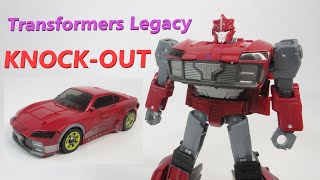 【TF玩具レビュー】トランスフォーマー・レガシー　ノックアウト　／　Transformers Legacy Prime Universe KNOCK-OUT