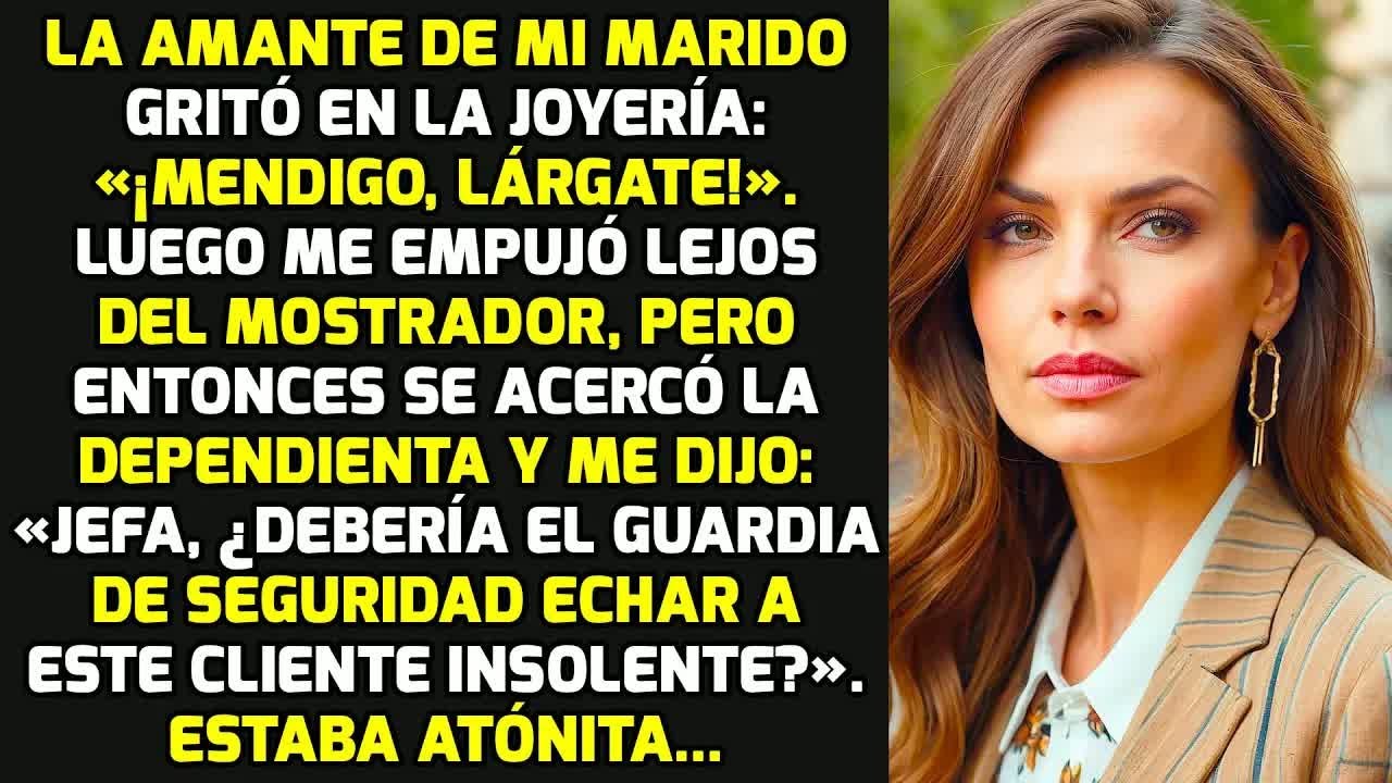 La Amante De Mi Marido Gritó En La Joyería: «¡Mendigo, Lárgate!». Pero Yo Era La Jefa HISTORIAS VIDA