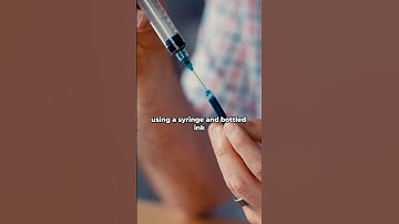 💉 How to syringe-fill a fountain pen ink cartridge.