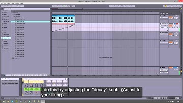 Removing reverb tails from a loop in Ableton Live (Drum Rack and Slice to MIDI)