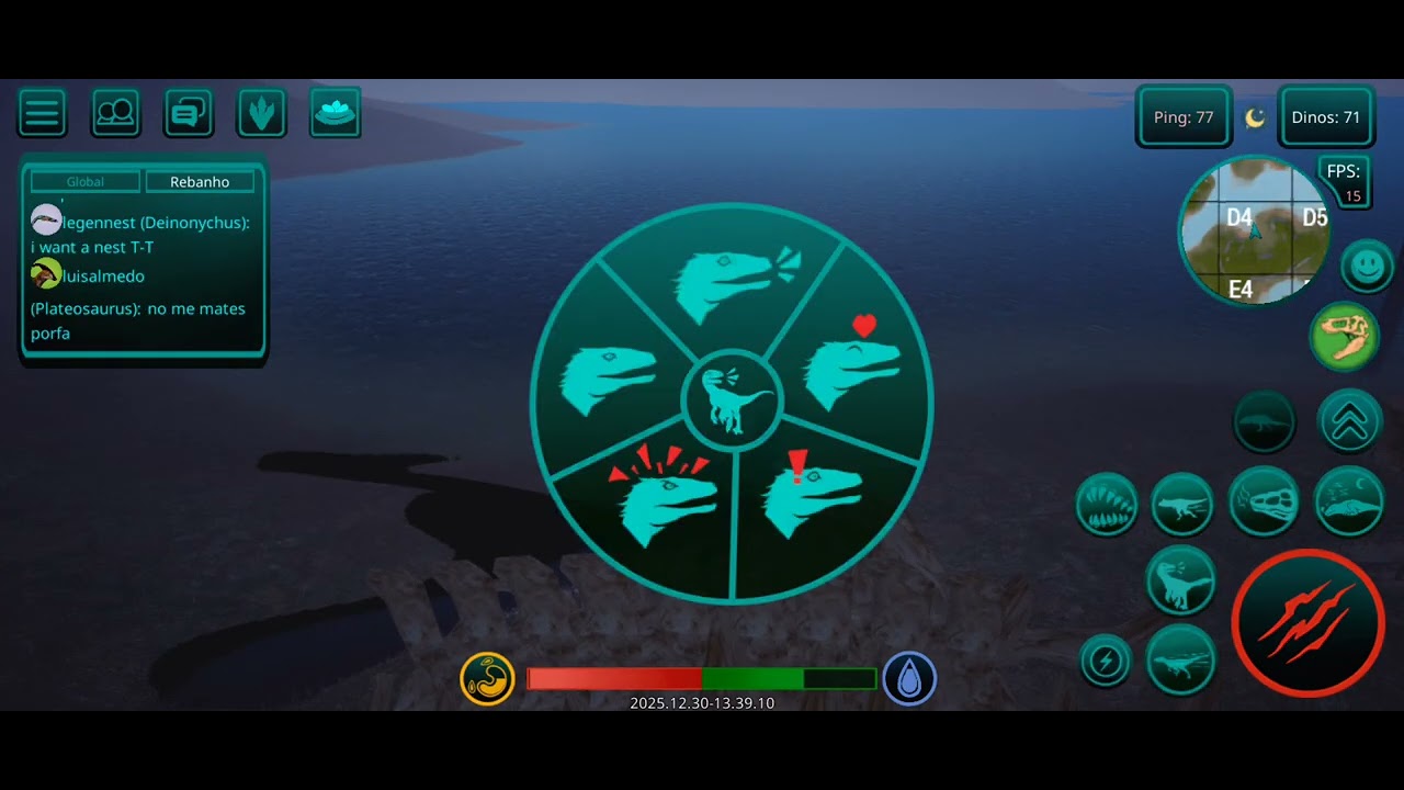 Jogando de austroraptor