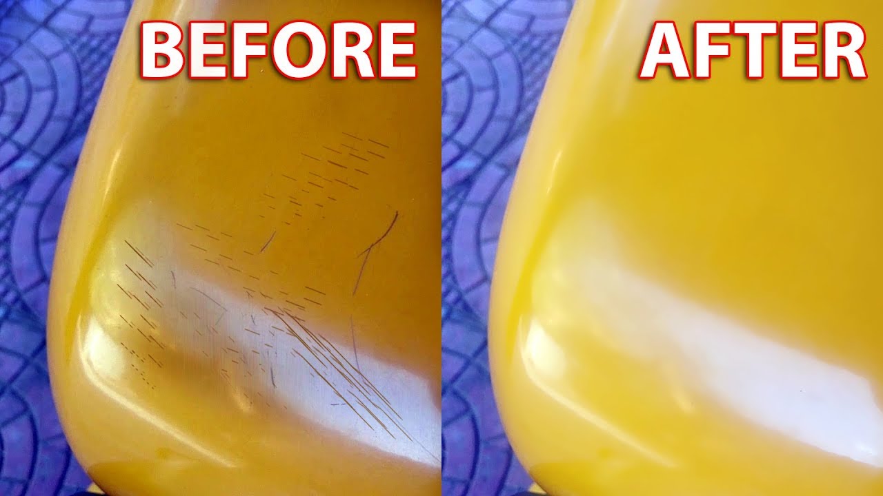 how to remove scratches from bike tank YouTube