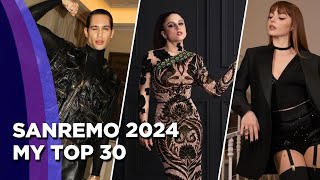 SANREMO 2024 | My Top 30