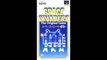 Space Invaders   The Original Game SNES  Super Famicom   Super Nintendo SFC Demo Japan