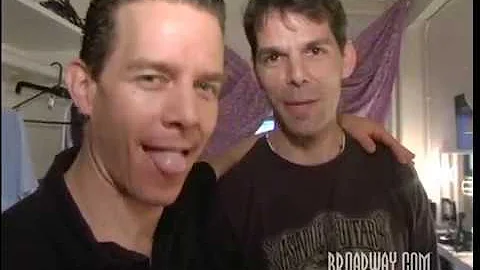 Backstage at JERSEY BOYS on Broadway with Original...