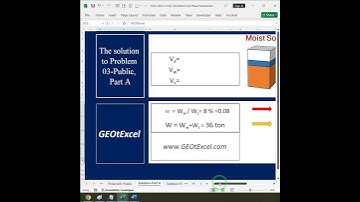 ✅ Soil Mechanics - Soil Phase Relationships: Problems & Step-by-Step Solution  #geotexcel
