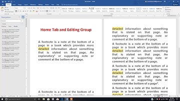 Microsoft Word: Find, Replace,Go To, etc in Urdu Hindi Saima Academy