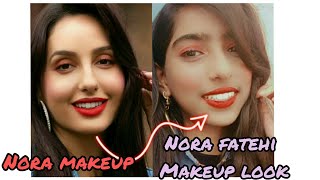 Nora fatehi inspired makeup look #short #short #norafathi #makeup #norafathi