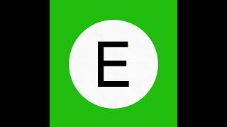 E, Alphabet E, ABCD, Green Screen Free Video, Green Screen, Chroma Key Background #greenscreen