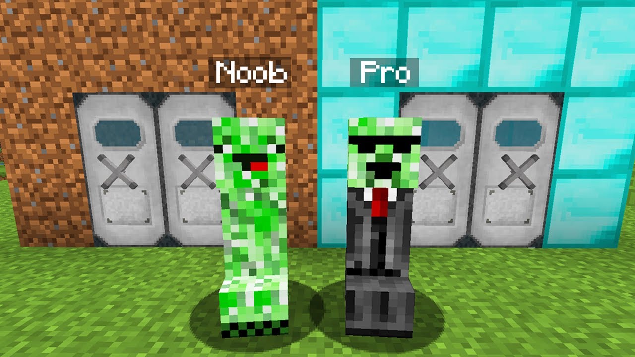 CREEPER NOOB vs CREEPER PRO no MINECRAFT !!! - YouTube