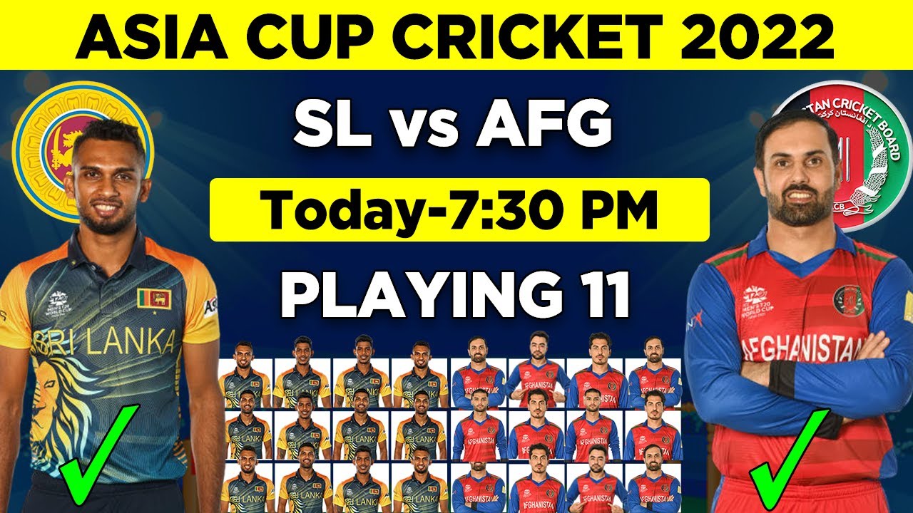 Sri Lanka Vs Afghanistan 1st T20 Playing 11