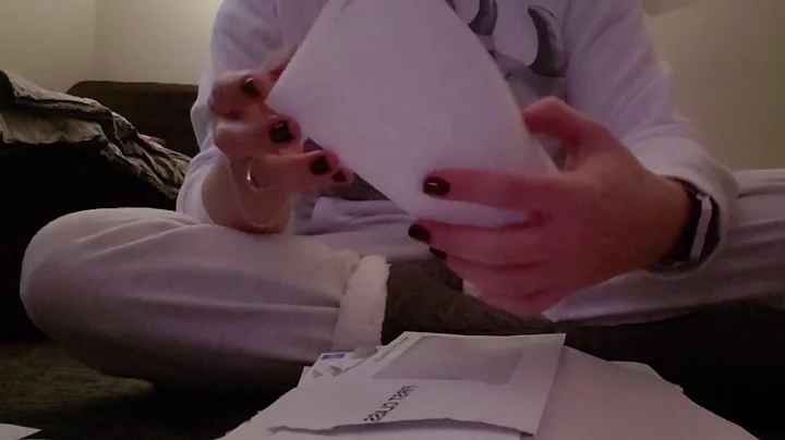 ASMR ||🤩Paper Sorting -  Going Through Junk Mail || - Sleep and Relaxation/ No Talking