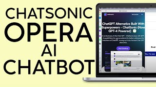 How to Use Chat Sonic on Opera Browser for Free | Chat GPT Alternative ChatSonic 2023 screenshot 5
