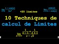 LIMITES ET CONTINUITE 10 Techniques De Calcul De Limites